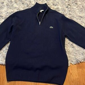 Navy men’s Lacoste sweater